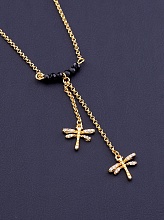 картинка Подвеска 'XUPING' Агат 40 см (позолота 18к) от магазина Wolves