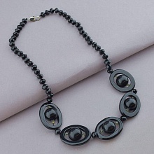 картинка Бусы Агат Чешский хрусталь 54 см от магазина Wolves