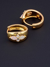 картинка Серьги 'XUPING' Фианит (позолота 18к) от магазина Wolves