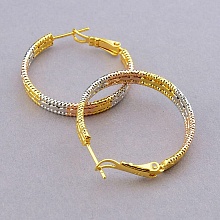 картинка Серьги 'XUPING'  (позолота-родий) от магазина Wolves