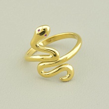 картинка Кольцо 'XUPING' (позолота 18к (лимонная)) от магазина Wolves