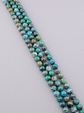 картинка Нитка Хризоколла 40 см 10 мм (Без замка) от магазина Wolves