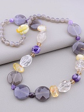 картинка Бусы Агат Аметист Цитрин 65 см от магазина Wolves