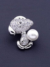 картинка Брошь 'XUPING' Майорка  (родий) от магазина Wolves