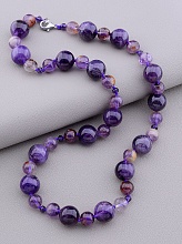 картинка Бусы 'SUNSTONES' Аметист Чешский хрусталь 50 см от магазина Wolves