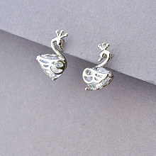 картинка Серьги 'XUPING' Фианит (родий) от магазина Wolves