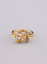 картинка Кольцо 'XUPING' Фианит (позолота 18к) от магазина Wolves