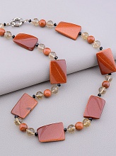 картинка Бусы Золотой Песок Чешский хрусталь 55 см от магазина Wolves