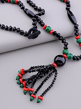 картинка Бусы Агат Коралл Малахит 65 см от магазина Wolves