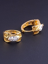 картинка Серьги 'XUPING' Фианит (позолота 18к) от магазина Wolves