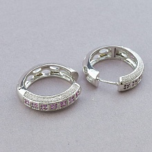 картинка Серьги 'XUPING' Фианит (родий) от магазина Wolves