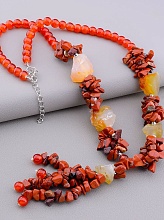 картинка Бусы Яшма 60 см от магазина Wolves