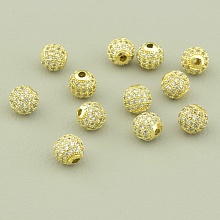 картинка Вставка Фианит 6х6мм (позолота 18к (лимонная)) от магазина Wolves