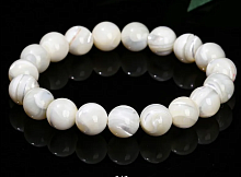 картинка Элитный Браслет из Перламутра на резинке от магазина Wolves