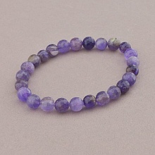 картинка Браслет 'SUNSTONES' Аметист 20 см от магазина Wolves