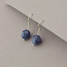 картинка Серьги 'SUNSTONES' Лазурит Серебро(925) от магазина Wolves