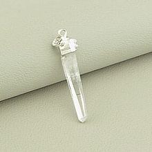 картинка Кулон Горный хрусталь 40х8мм от магазина Wolves