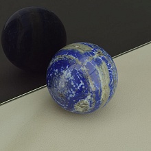 картинка Шар Лазурит 51x51мм от магазина Wolves