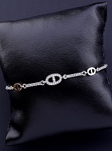 картинка Браслет Фианит (родий) от магазина Wolves