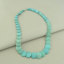 картинка Бусы 'SUNSTONES' Бирюза 55 см от магазина Wolves
