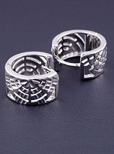 картинка Серьги 'XUPING'  (родий) от магазина Wolves