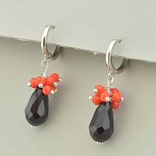 картинка Серьги 'SUNSTONES' Чешский хрусталь от магазина Wolves