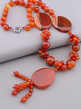 картинка Бусы Сердолик 57 см от магазина Wolves