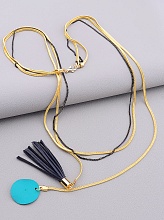 картинка Подвеска 'FJ'  Бижутерный сплав 60 см от магазина Wolves