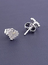 картинка Серьги 'XUPING' Фианит (родий) от магазина Wolves