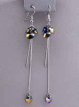 картинка Серьги 'Juleeze' Фианит (родий) от магазина Wolves