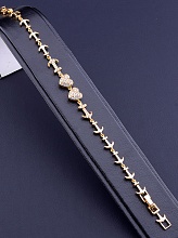 картинка Браслет 'XUPING' Фианит 17 см (позолота 18к) от магазина Wolves