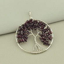 картинка Кулон Гранат 60x50мм от магазина Wolves