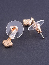 картинка Серьги 'Big Dipper' Фианит (позолота 18к) от магазина Wolves