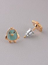 картинка Серьги 'Fashion' Эмаль Бижутерный сплав2 9 г от магазина Wolves