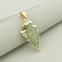 картинка Кулон Яшма 30x15мм от магазина Wolves