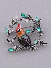 картинка Брошь Сrystal 43x43мм от магазина Wolves