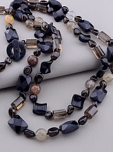 картинка Бусы Агат Раухтопаз Горный хрусталь 80 см от магазина Wolves