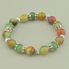 картинка Браслет 'SUNSTONES' Агат 18 см от магазина Wolves