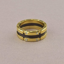 картинка Кольцо 'XUPING' Эмаль (позолота 18к (лимонная)) от магазина Wolves