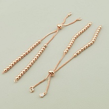 картинка Основа под браслет Фианит (позолота 18к (розовая)) от магазина Wolves