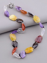 картинка Бусы Аметист Сердолик Самоцветы 44 см от магазина Wolves