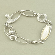 картинка Браслет Фианит 19 см от магазина Wolves