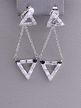 картинка Серьги 'XUPING' Фианит (родий) от магазина Wolves