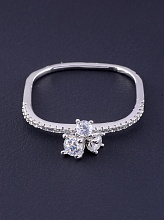 картинка Кольцо 'XUPING' Фианит  (родий) от магазина Wolves