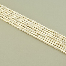 картинка Нитка Жемчуг 34 см 5 3 мм (Без замка) от магазина Wolves