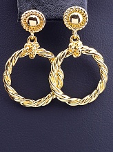 картинка Серьги 'FJ' 45х28мм от магазина Wolves