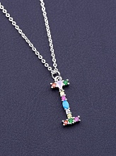 картинка Подвеска 'XUPING' Фианит 40 см (родий) от магазина Wolves