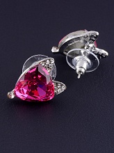 картинка Серьги 'Juleeze' Фианит (родий) от магазина Wolves