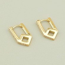 картинка Серьги 'XUPING' Фианит (позолота 18к) от магазина Wolves