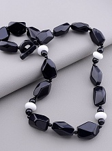 картинка Бусы Агат Кахолонг 55 см от магазина Wolves